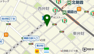 くらーれの地図画像