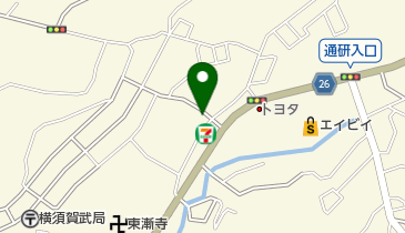 隠れ屋の地図画像