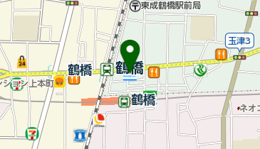 FREAK OUT 鶴橋店の地図画像