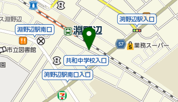 PooL&Darts RALLY 淵野辺店の地図画像