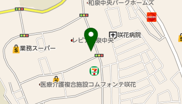 Down Townの地図画像