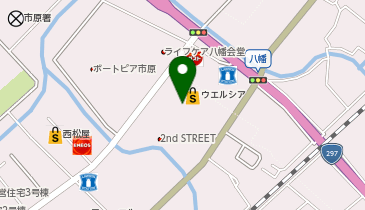 M-GARAGE 市原店の地図画像