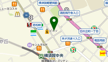 M-GARAGE 横須賀中央店の地図画像