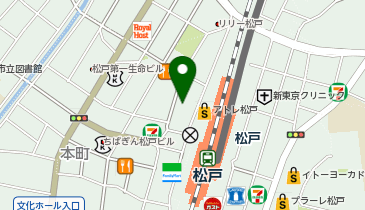 M-GARAGE松戸店の地図画像