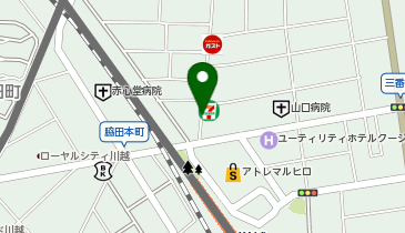 M-GARAGE川越駅前店の地図画像