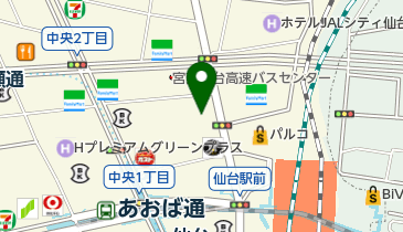 REGALO 仙台駅前店の地図画像