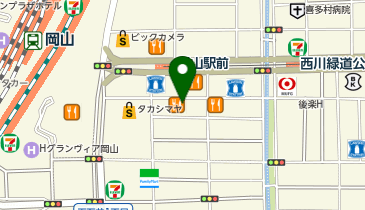 REGALO 岡山駅前店の地図画像