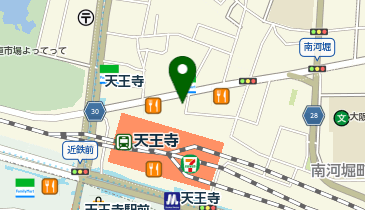 ジャンカラ天王寺店の地図画像