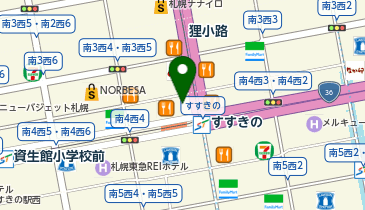 ジャンカラすすきの交差店の地図画像