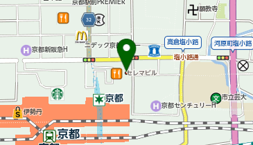 ジャンカラ京都駅前店の地図画像