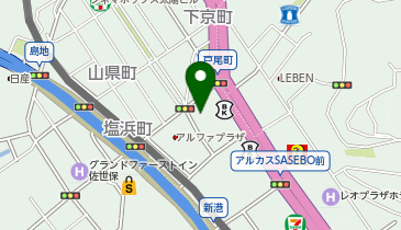 Play Garden 佐世保京町店の地図画像