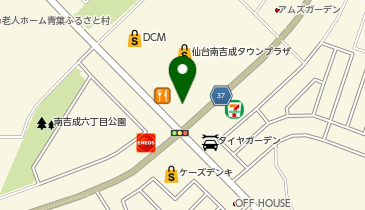 Play Garden仙台南吉成店の地図画像