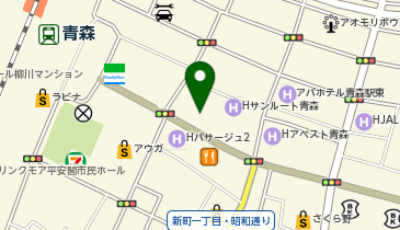 PlayGarden 青森新町通り店の地図画像