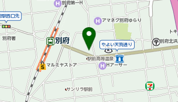 DARTS&COMMUNICATION YORIBA 別府駅前店の地図画像
