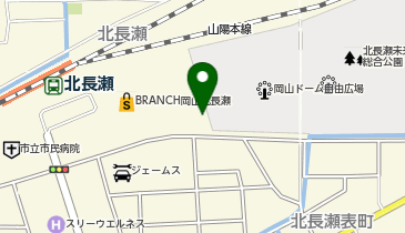 PlayGarden 岡山北長瀬店の地図画像