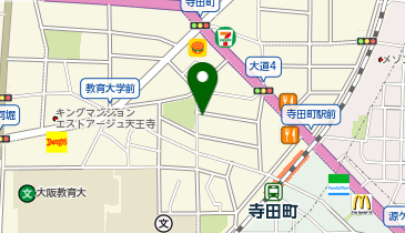 PlayGarden 寺田町駅前店の地図画像