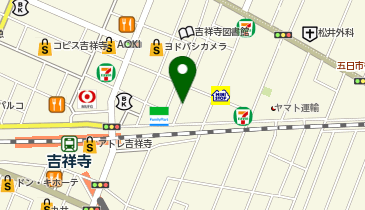 LIBERTY BELL 吉祥寺店の地図画像