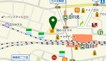 PlayGarden 立川北口店の地図画像