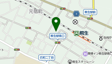 PlayGarden 桐生駅前店の地図画像