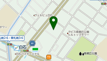 SDフィットネス24札幌白石店の地図画像