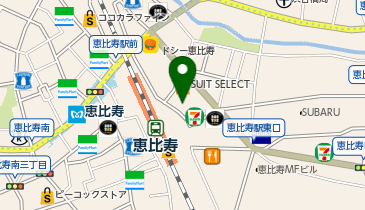 BUZZ darts&sports 恵比寿東口店の地図画像