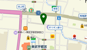 mugen PARK 宇都宮オリオン通り店の地図画像