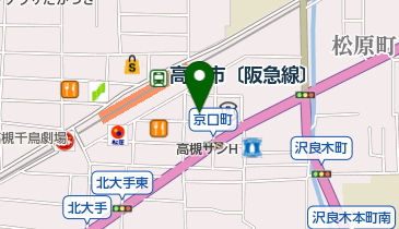 カラオケ ジョイジョイ 阪急高槻南店の地図画像