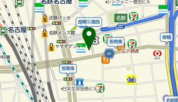 JOYJOY名駅笹島店の地図画像