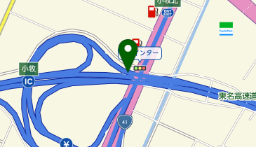 亜熱帯小牧IC店の地図画像