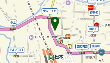 JOYJOY松本駅北2号店の地図画像