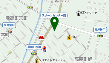 JOYJOY江南高屋店の地図画像