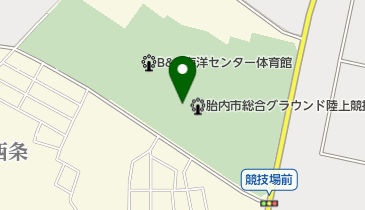 総合グラウンド陸上競技場 トイレの地図画像