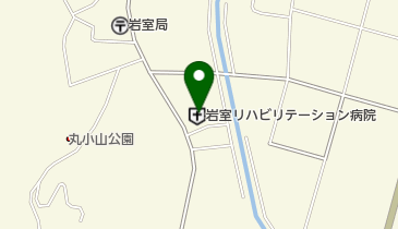 岩室温泉病院 トイレの地図画像
