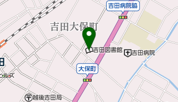 吉田町公民館 トイレの地図画像