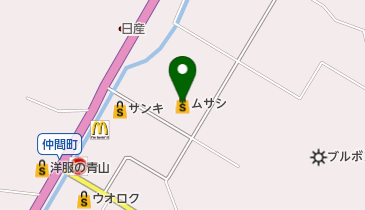 ホームセンタームサシ 村上店 トイレの地図画像