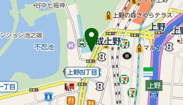 西郷銅像下公衆便所 トイレの地図画像