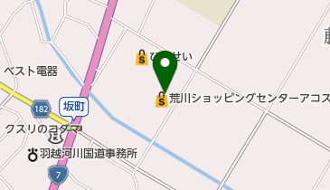 荒川ショッピングセンター トイレの地図画像