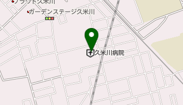 久米川病院 トイレの地図画像