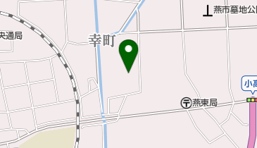 燕市東公民館 トイレの地図画像