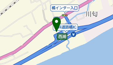 西湘パーキングエリア上り トイレの地図画像