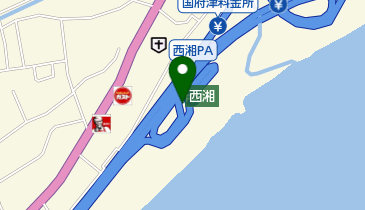 西湘パイパス国府津 トイレの地図画像