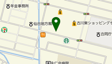 あさひ南公園 トイレの地図画像