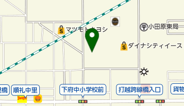 川東タウンセンター マロニエ トイレの地図画像