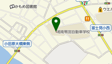 鴨宮自動車学校 トイレの地図画像