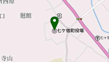 七ヶ宿町役場 トイレの地図画像