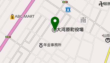 大河原町役場 トイレの地図画像