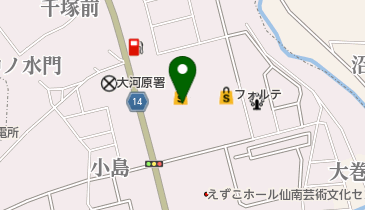 仙南信用金庫 大河原西支店 トイレの地図画像