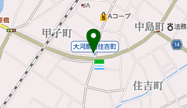 カットルームベル理容店 トイレの地図画像