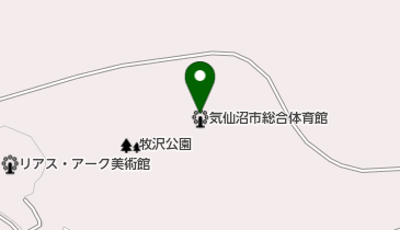 気仙沼総合体育館 トイレの地図画像