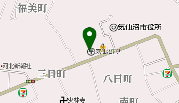 気仙沼郵便局 トイレの地図画像